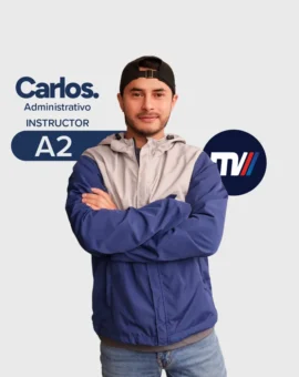 Carlos, administrativo e instructor de licencia A2 en CEA Mi Coche Madrid