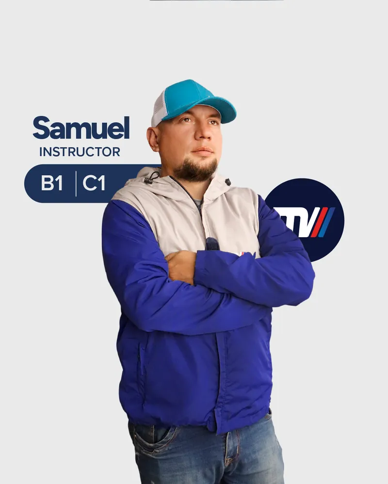 Samuel, instructor de vehículo particular B1 y servicio público C1 en CEA Mi Coche Madrid
